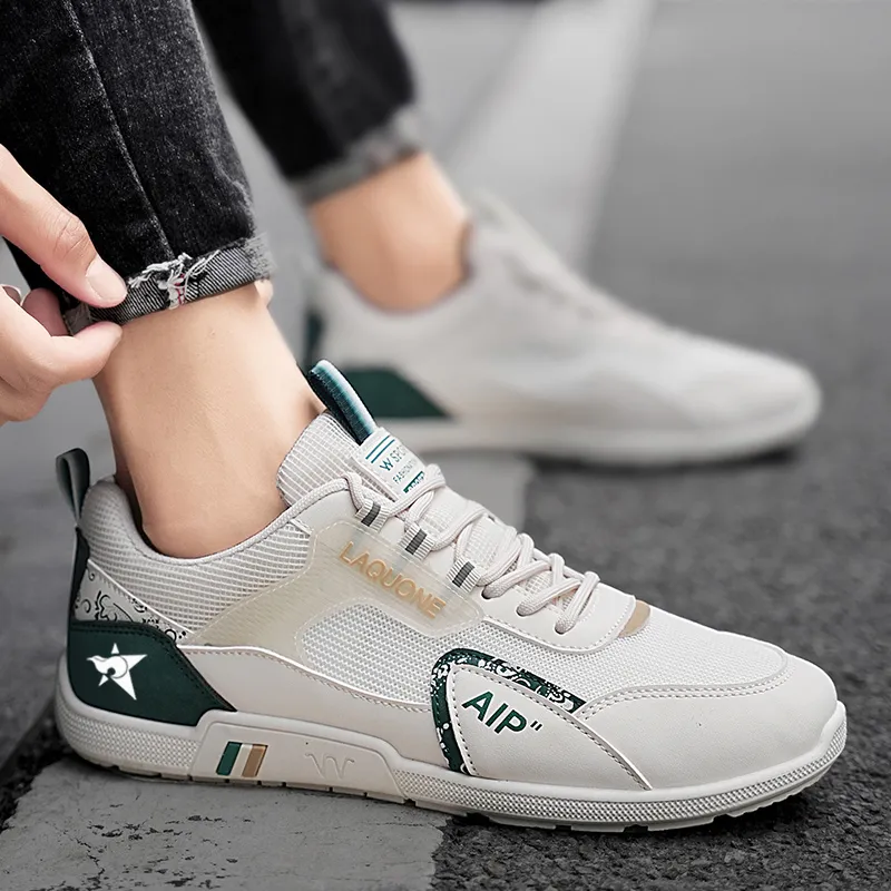 Bookish Star Anti Slip Wear Resistant Low Top Skateboard Shoes Men's-4