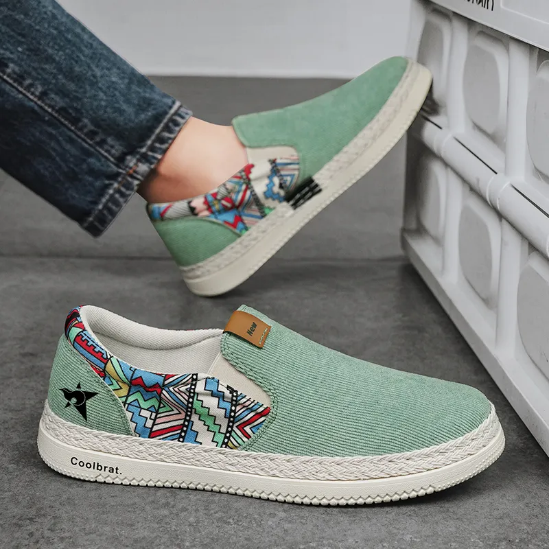 Bookish Star Anti Slip Wear Resistant Low Top Skateboard Shoes Men's-6