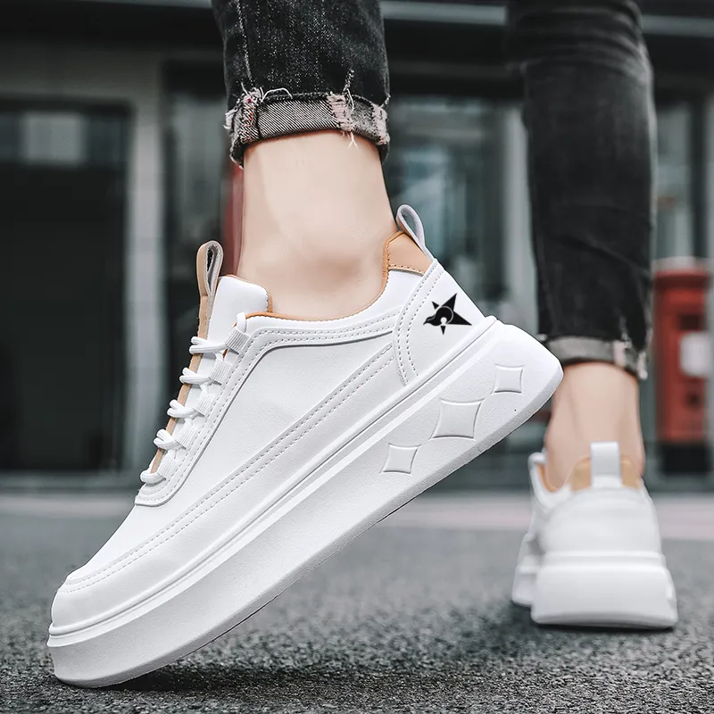 Bookish Star Anti Slip Wear Resistant Low Top Skateboard Shoes Men's-8