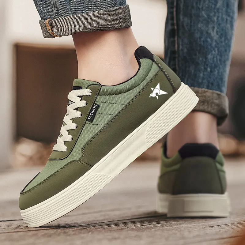 Bookish Star Anti Slip Wear Resistant Low Top Skateboard Shoes Men's-7