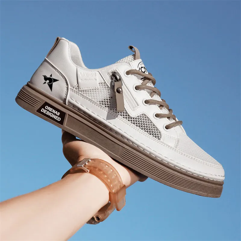 Bookish Star Anti Slip Wear Resistant Low Top Skateboard Shoes Men's-11