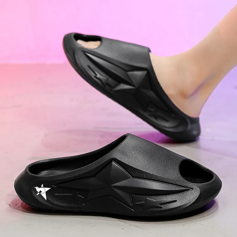 Bookish Star Slip Resistant Odor Resistant Abrasion Resistant Slide Slippers Unisex-4