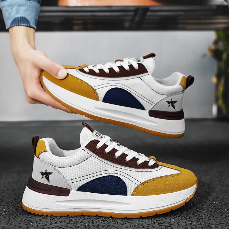 Bookish Star Slip Resistant Shock Absorbers Low Top Skateboard Shoes Men's-11
