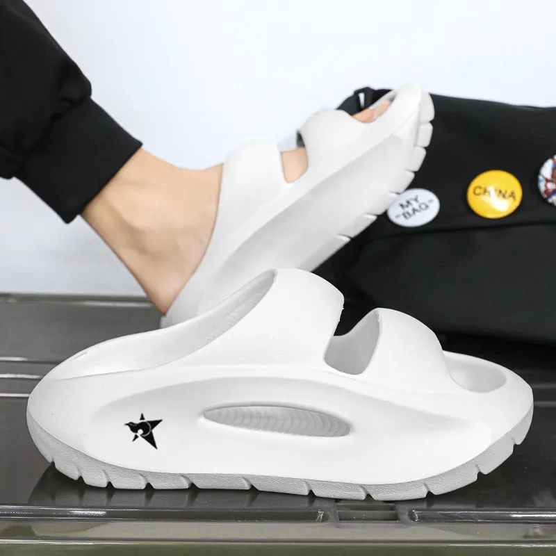 Bookish Star Slip Resistant Odor Resistant Abrasion Resistant Slide Slippers Unisex-4