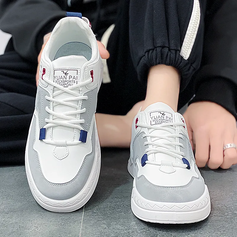 Bookish Star Anti Slip Wear Resistant Low Top Skateboard Shoes Men's-7
