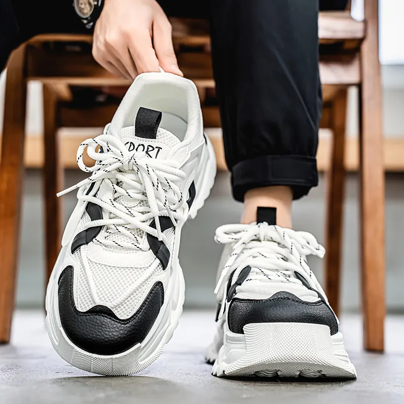 Bookish Star Slip Resistant, Breathable, And Balanced Low Top Chunky Sneakers Men's-3