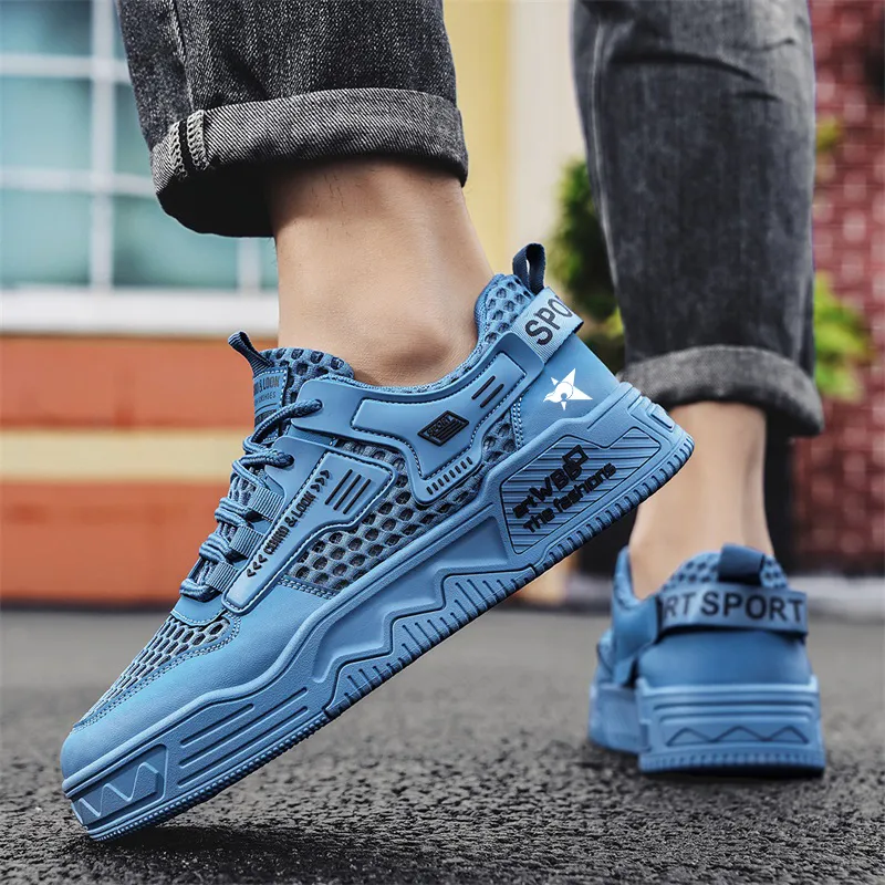 Bookish Star Anti Slip Wear Resistant Low Top Skateboard Shoes Men's-9