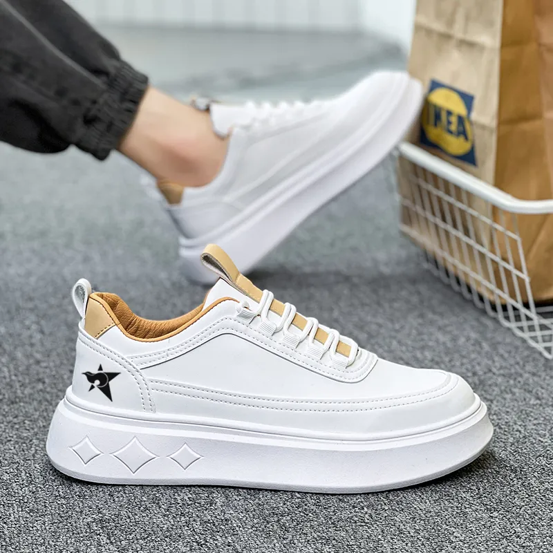 Bookish Star Anti Slip Wear Resistant Low Top Skateboard Shoes Men's-9
