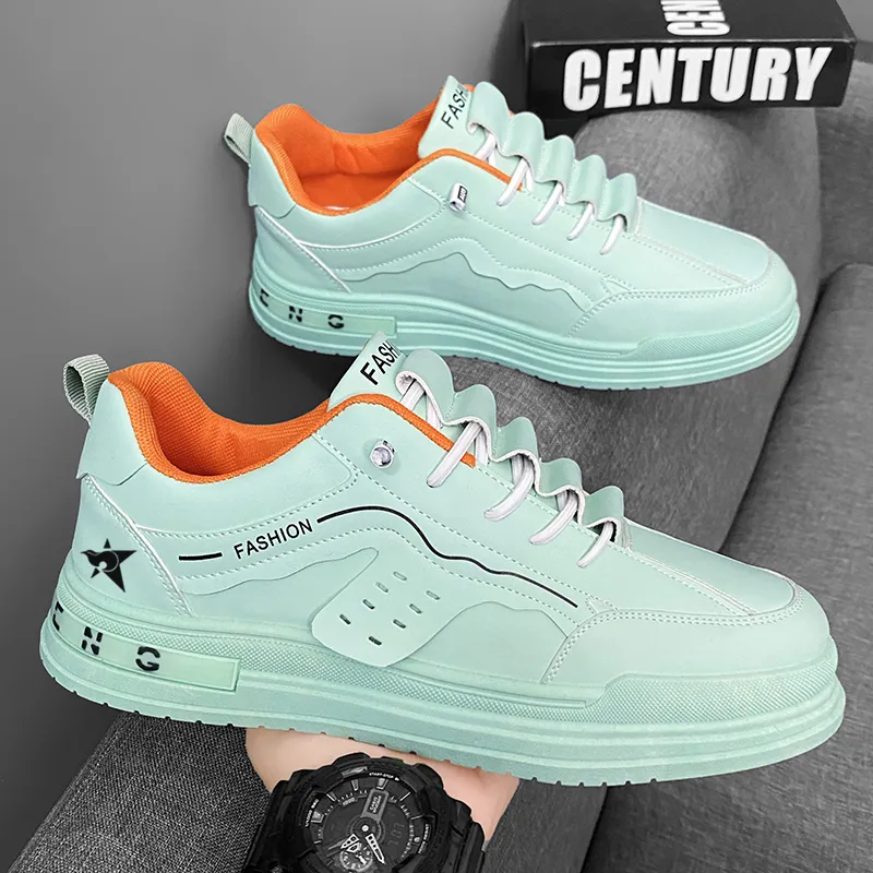 Bookish Star Anti Slip Wear Resistant Low Top Skateboard Shoes Men's-1