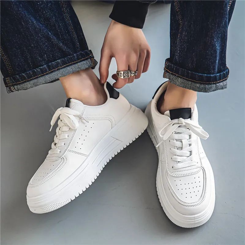 Bookish Star Anti Slip Wear Resistant Low Top Skateboard Shoes Men's-5