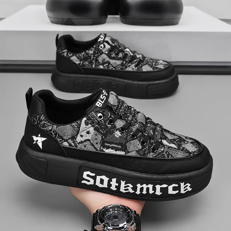 Bookish Star Slip Resistant And Breathable Low Top Skateboard Shoes Men's-3