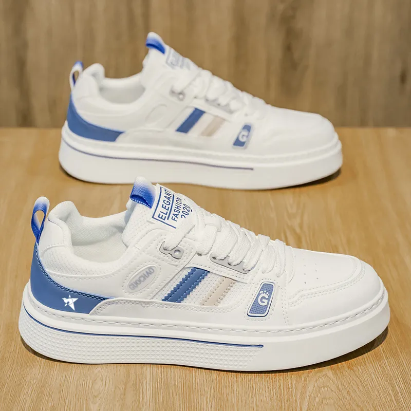 Bookish Star Anti Slip Wear Resistant Low Top Skateboard Shoes Men's-4