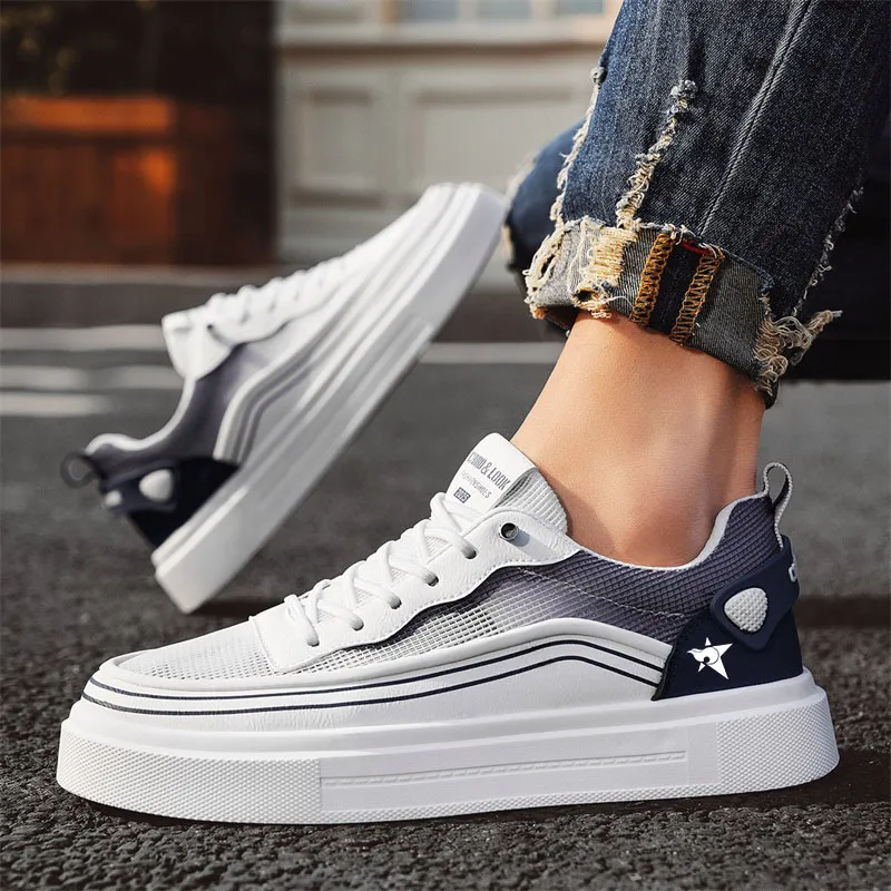 Bookish Star Balanced Lightweight Low Top Skateboard Shoes Men's-4