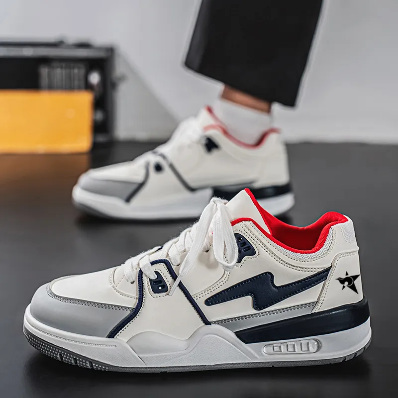 Bookish Star Anti Slip Wear Resistant Low Top Skateboard Shoes Unisex-7