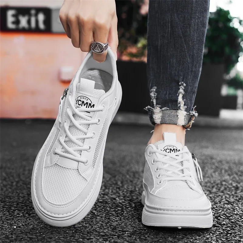 Bookish Star Anti Slip Wear Resistant Low Top Skateboard Shoes Men's-7