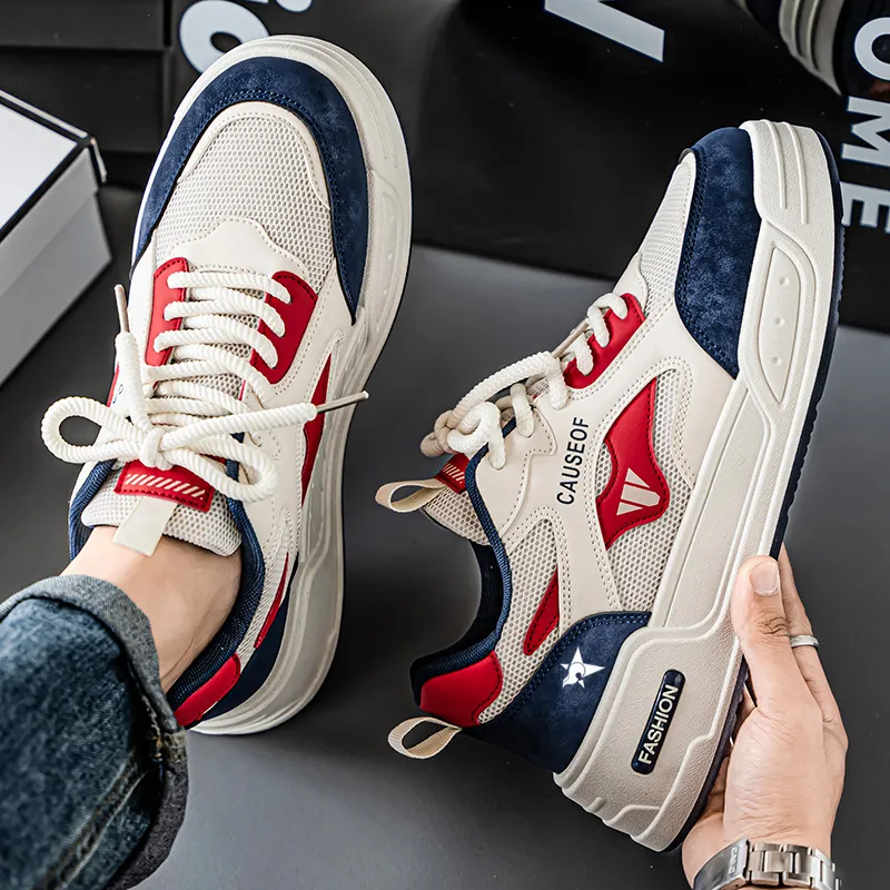 Bookish Star Anti Slip Wear Resistant Low Top Skateboard Shoes Men's-2