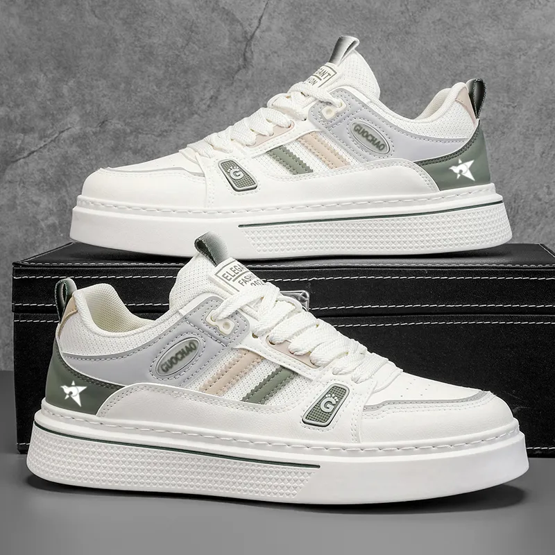 Bookish Star Anti Slip Wear Resistant Low Top Skateboard Shoes Men's-7