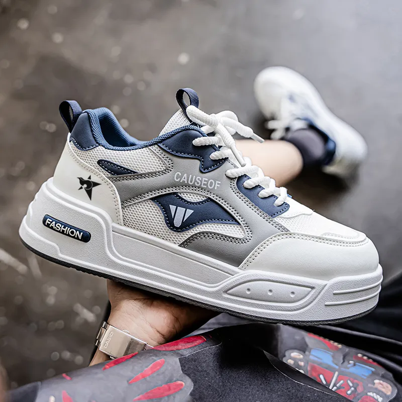 Bookish Star Anti Slip Wear Resistant Low Top Skateboard Shoes Men's-14