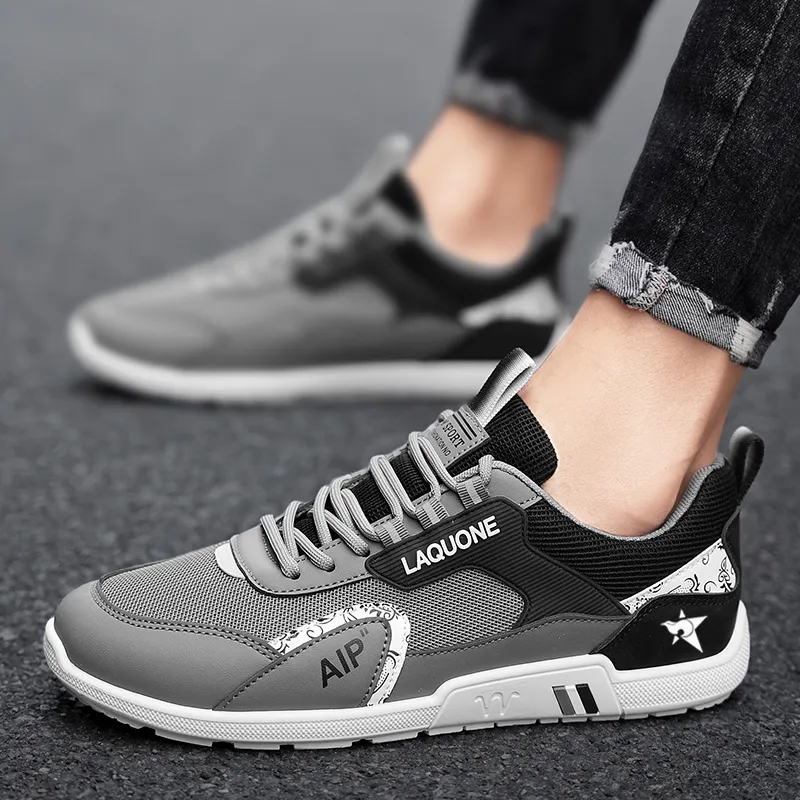 Bookish Star Anti Slip Wear Resistant Low Top Skateboard Shoes Men's-7