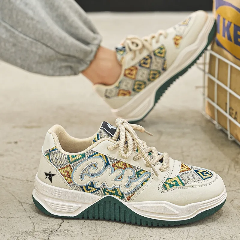 Bookish Star Coverage Abrasion Resistant Low Top Skateboard Shoes Men's-3