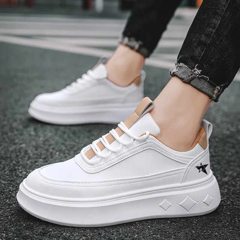 Bookish Star Anti Slip Wear Resistant Low Top Skateboard Shoes Men's-7