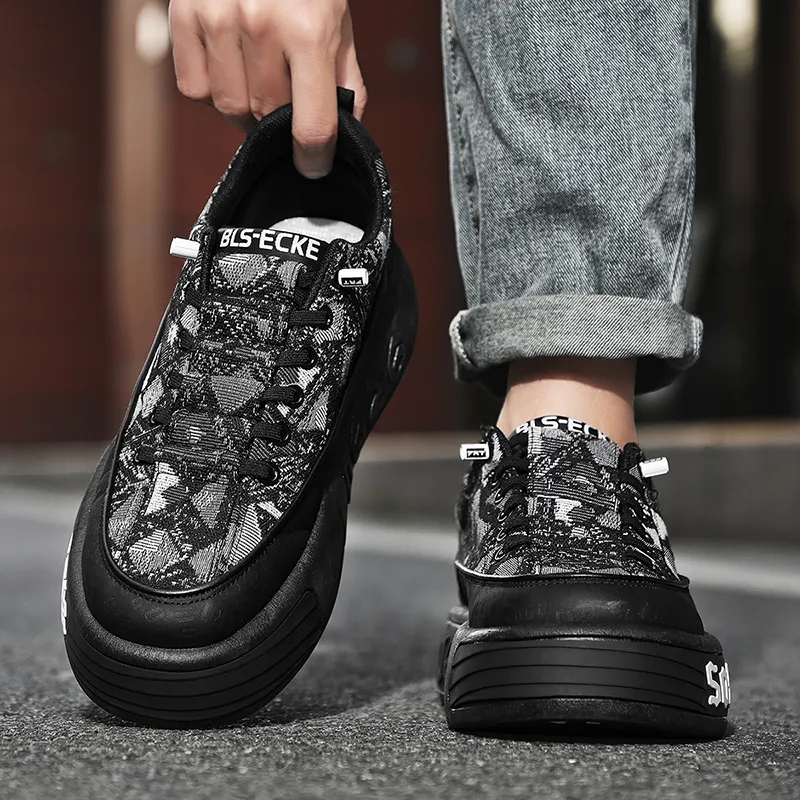 Bookish Star Slip Resistant And Breathable Low Top Skateboard Shoes Men's-1