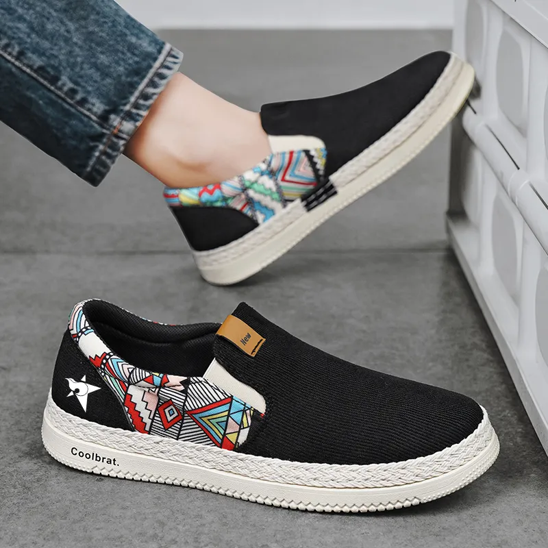 Bookish Star Anti Slip Wear Resistant Low Top Skateboard Shoes Men's-2