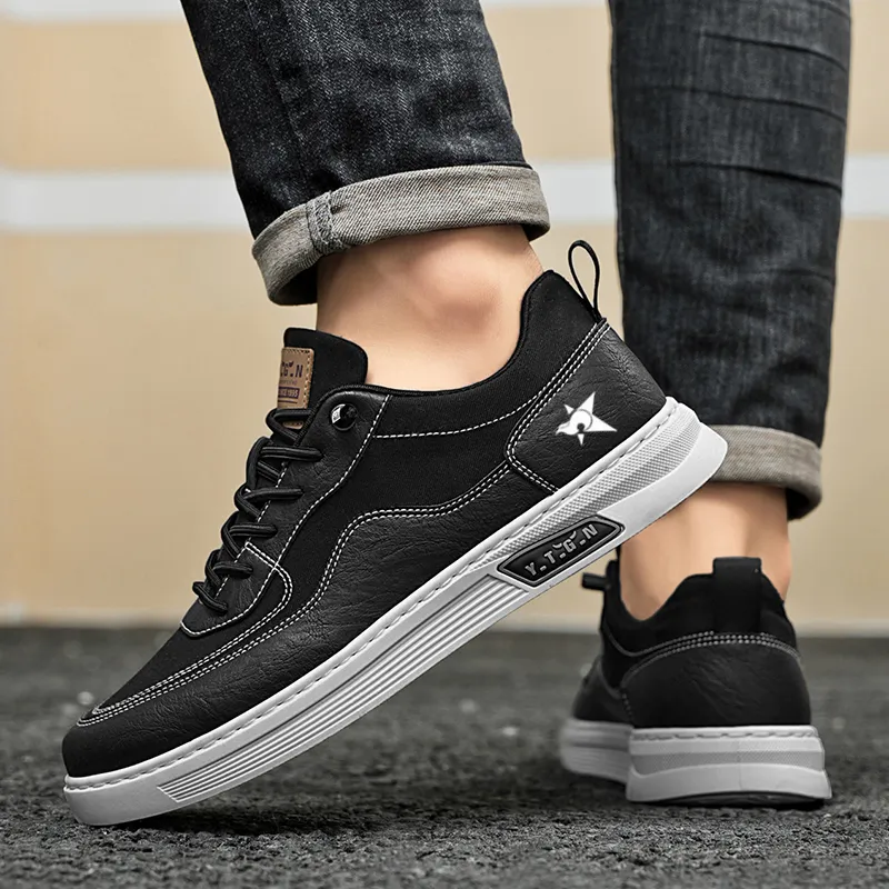 Bookish Star Anti Slip Wear Resistant Low Top Skateboard Shoes Men's-8