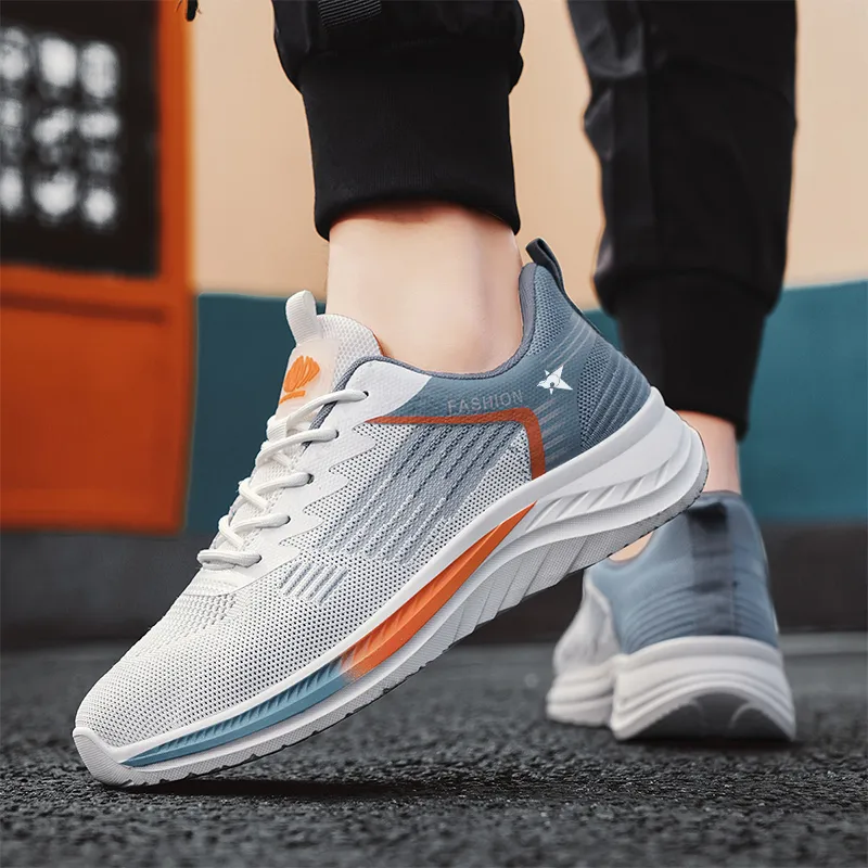 Bookish Star Cushioning And Breathable Low Top Casual Shoes Men's-3