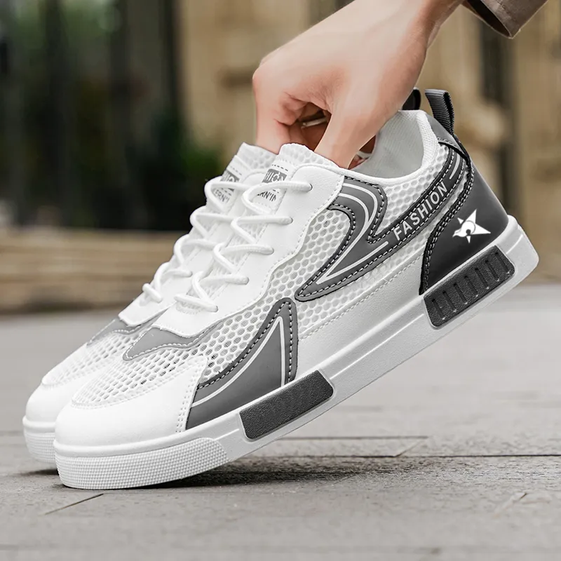 Bookish Star Anti Slip Wear Resistant Low Top Skateboard Shoes Men's-6