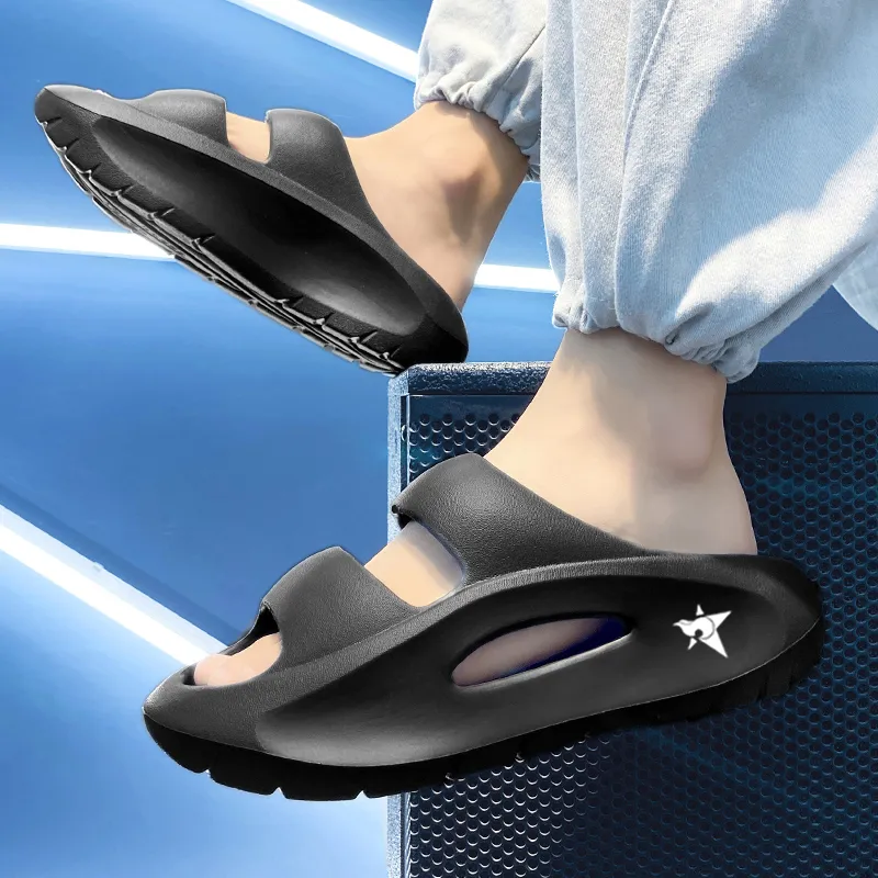 Bookish Star Slip Resistant Odor Resistant Abrasion Resistant Slide Slippers Unisex-2