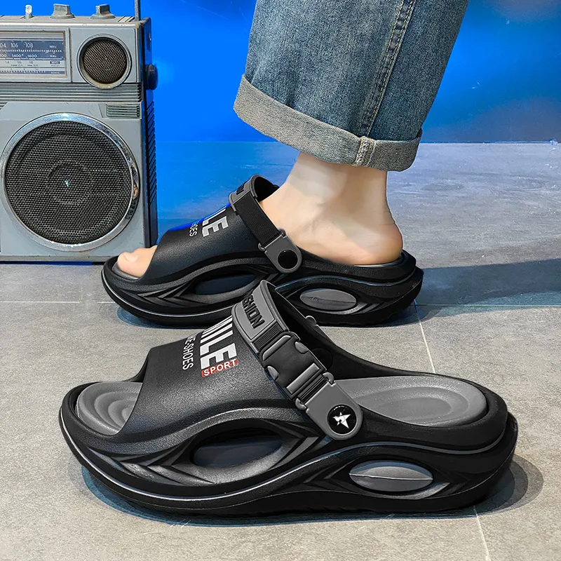 Bookish Star Slip Resistant Quick Dry Abrasion Resistant Slide Slippers Men's-4