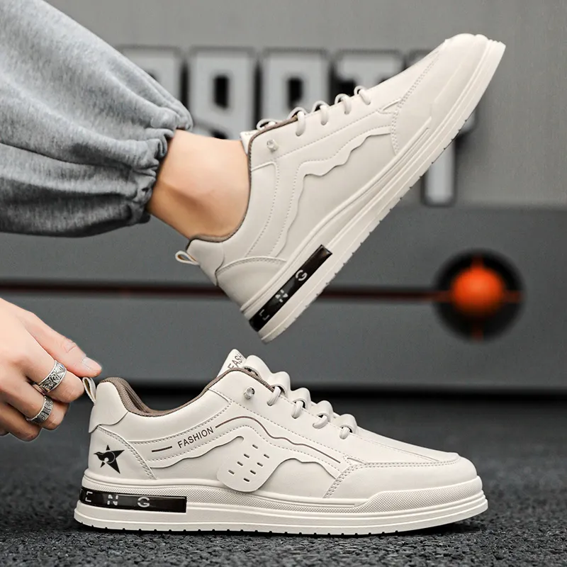 Bookish Star Anti Slip Wear Resistant Low Top Skateboard Shoes Men's-12