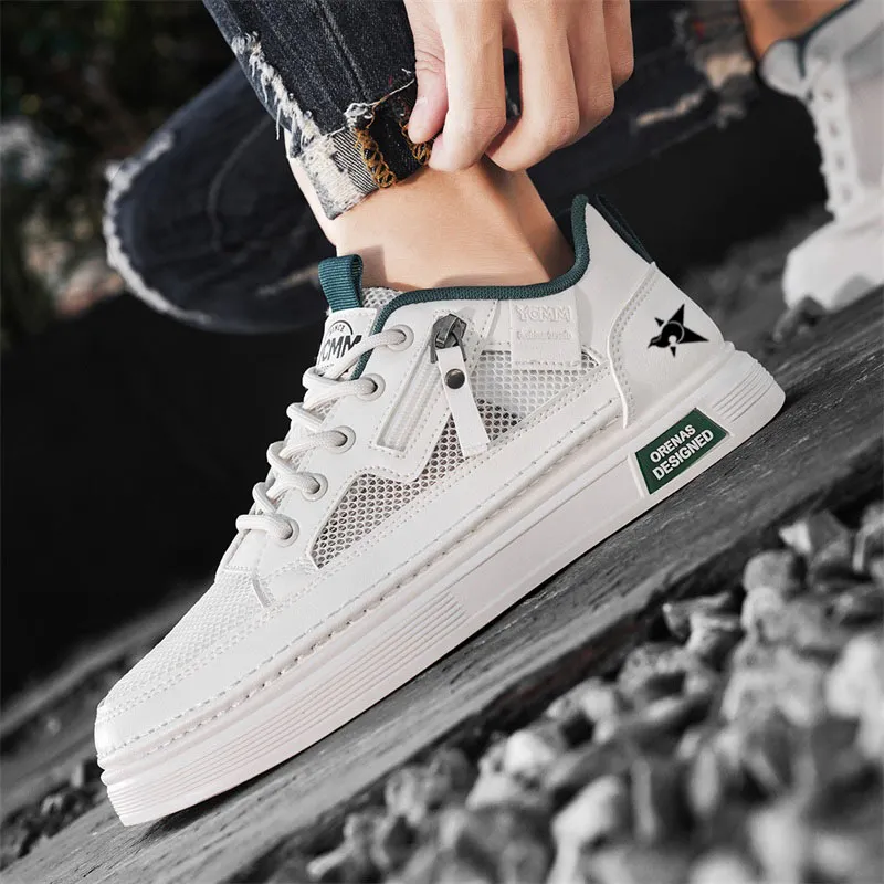 Bookish Star Anti Slip Wear Resistant Low Top Skateboard Shoes Men's-4