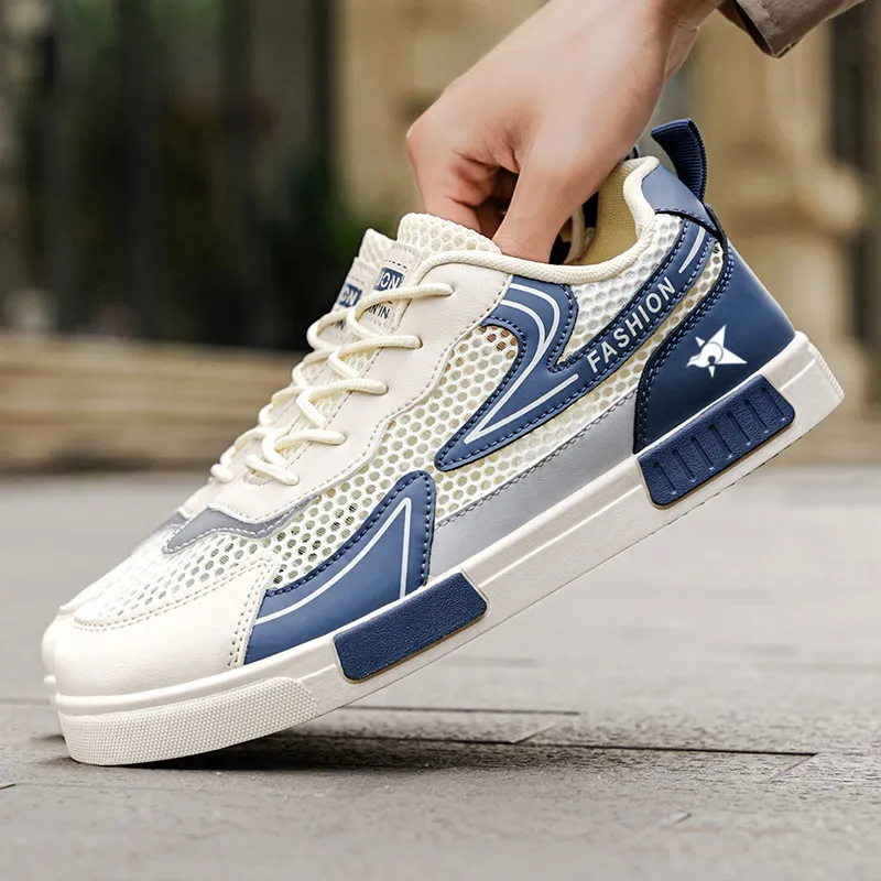 Bookish Star Anti Slip Wear Resistant Low Top Skateboard Shoes Men's-11