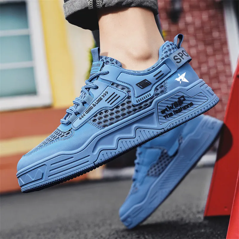 Bookish Star Anti Slip Wear Resistant Low Top Skateboard Shoes Men's-11