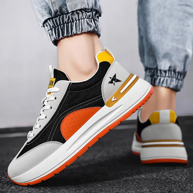 Bookish Star Slip Resistant Shock Absorbers Low Top Skateboard Shoes Men's-3