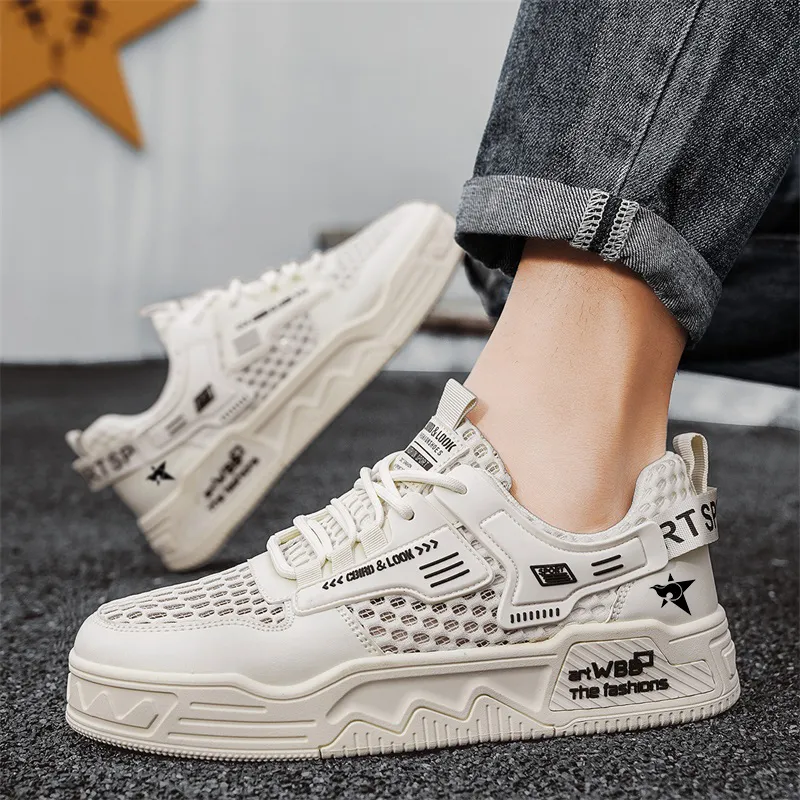 Bookish Star Anti Slip Wear Resistant Low Top Skateboard Shoes Men's-3