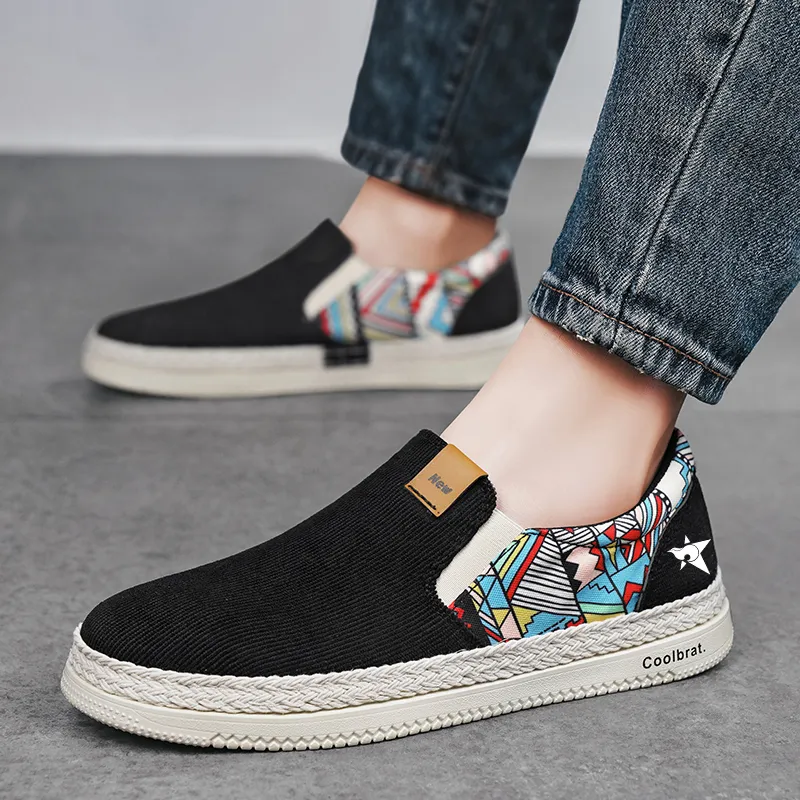 Bookish Star Anti Slip Wear Resistant Low Top Skateboard Shoes Men's-4