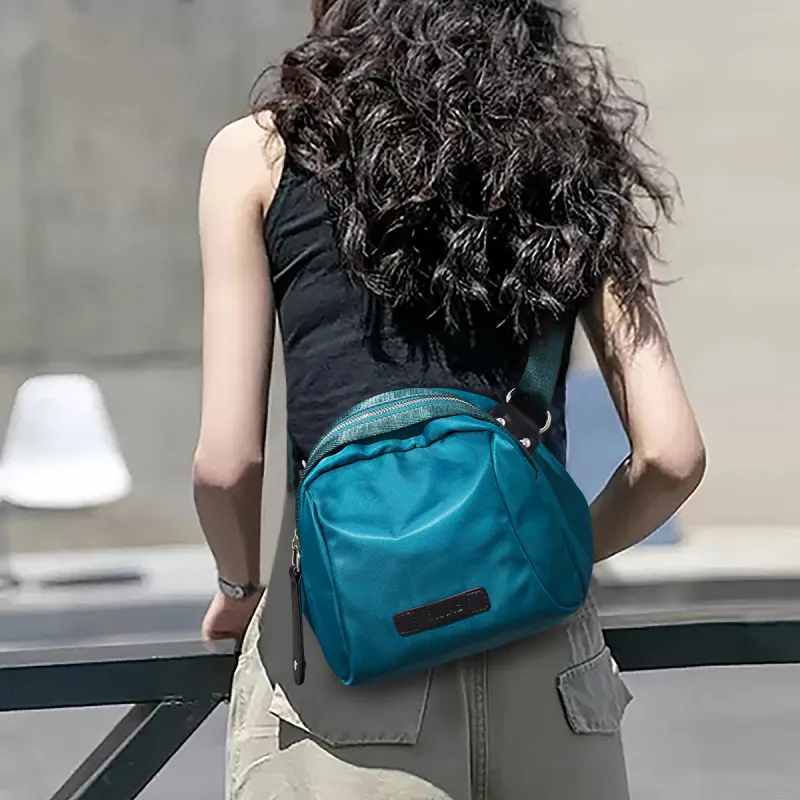 AOKANG Fabric Fanny Pack, Crossbody Bag, Dome Bag, Shoulder Bag, Sling Bag Small Size Unisex Multicolor-4