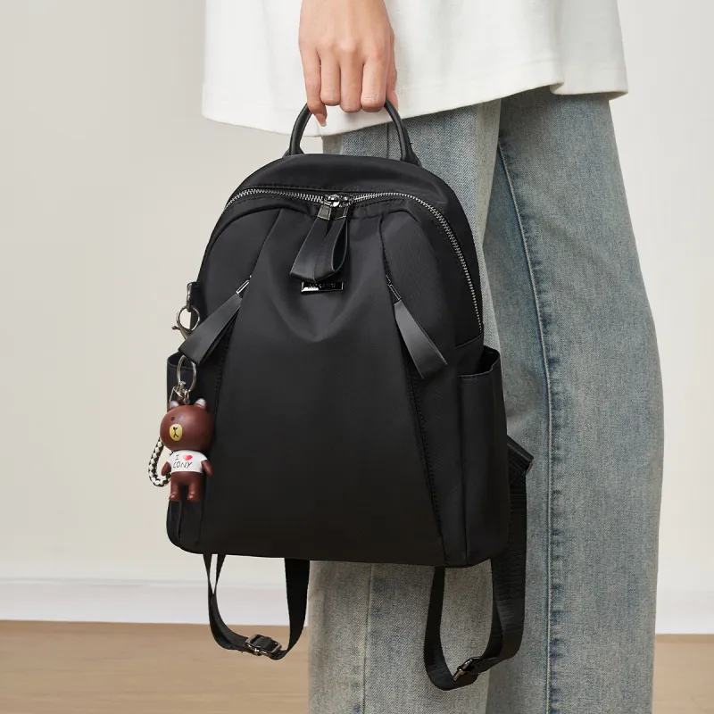 AOKANG Fabric Backpack Commute Bag Canvas Bag Regular Women's Multicolor-4