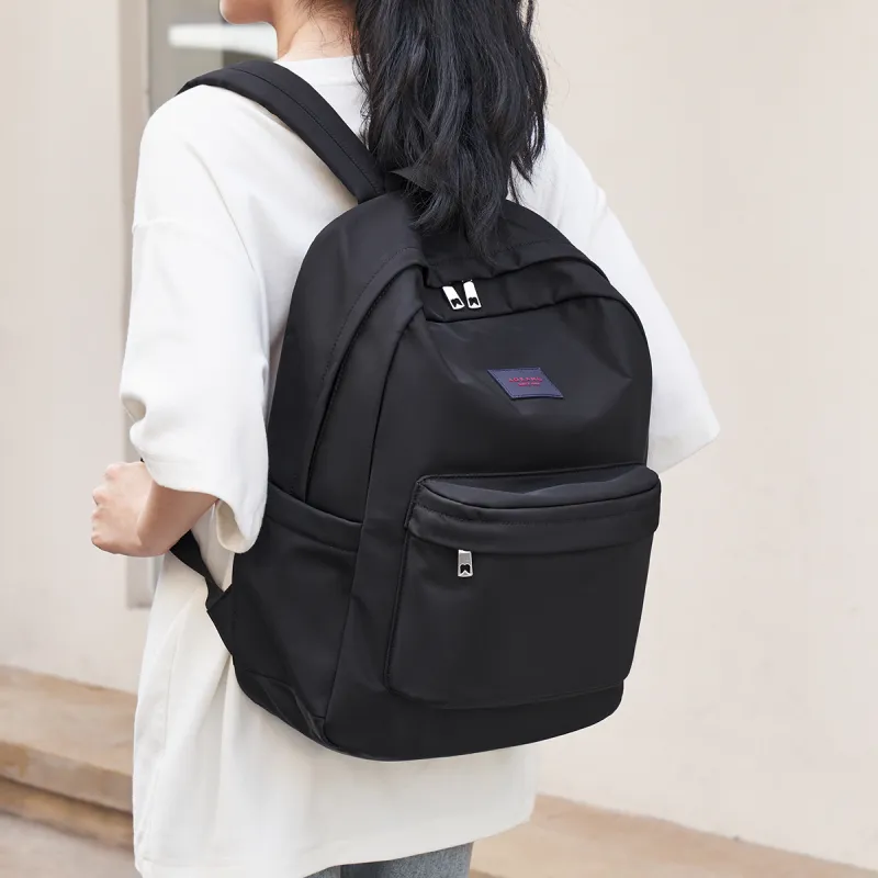 AOKANG Fabric Backpack For Business Travel Regular Unisex Classic Black-2