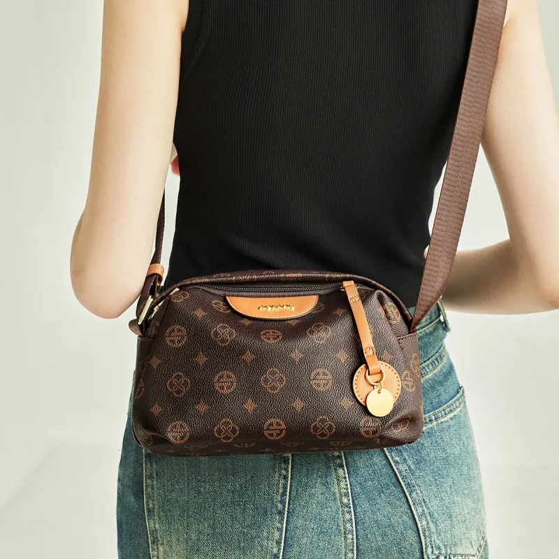 AOKANG PVC With Synthetic Leather Small Square Bag, Mom Bag, Crossbody Bag Regular Women's Multicolor-3
