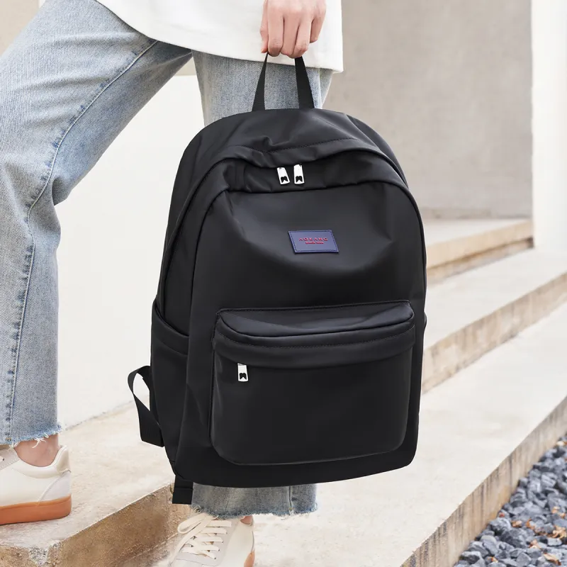 AOKANG Fabric Backpack For Business Travel Regular Unisex Classic Black-3