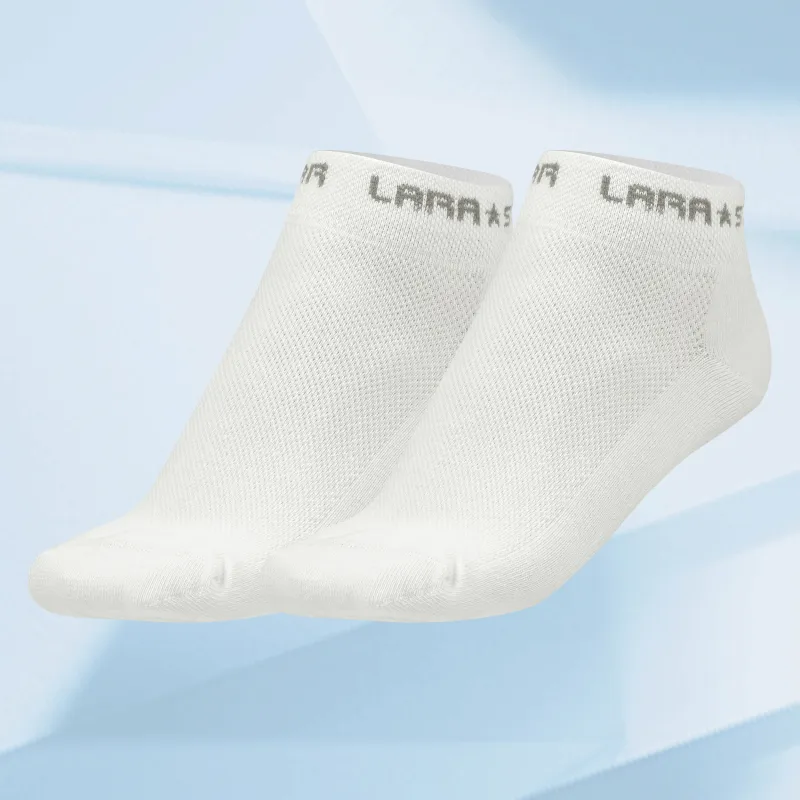 LARA STAR Ankle Socks Unisex Combo Set White-5