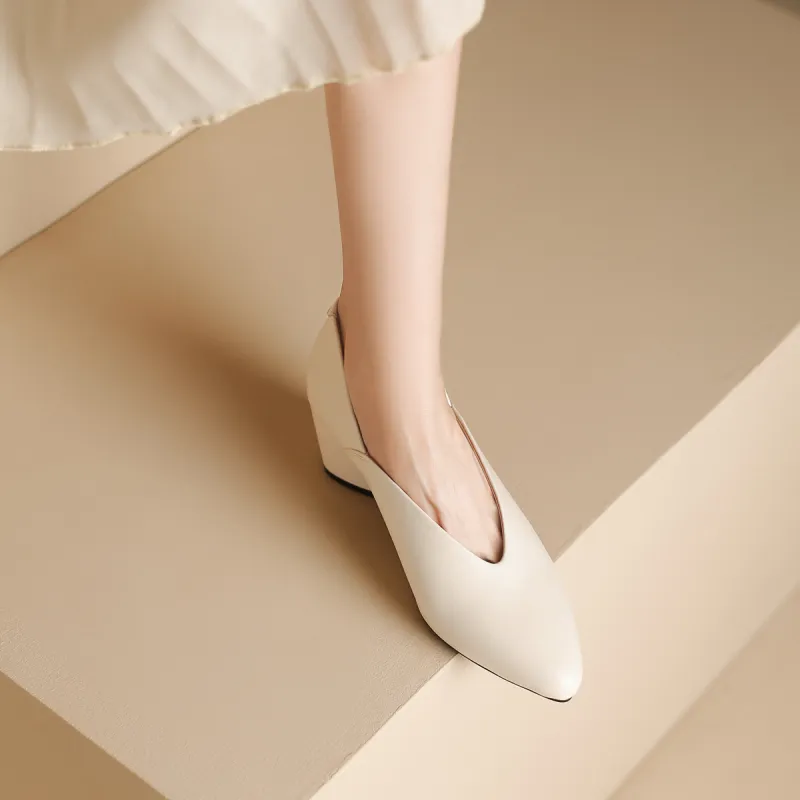Safiya Chunky Heel High Heels 5cm Women's-9