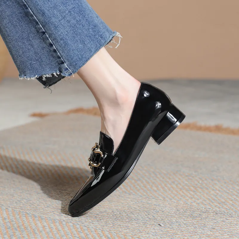 Safiya Loafers 3cm Women's Black-5