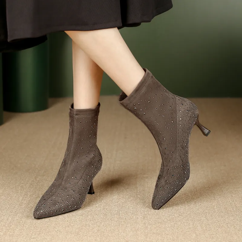 Safiya Sophia Ankle Boots 6.5cm Women's-3