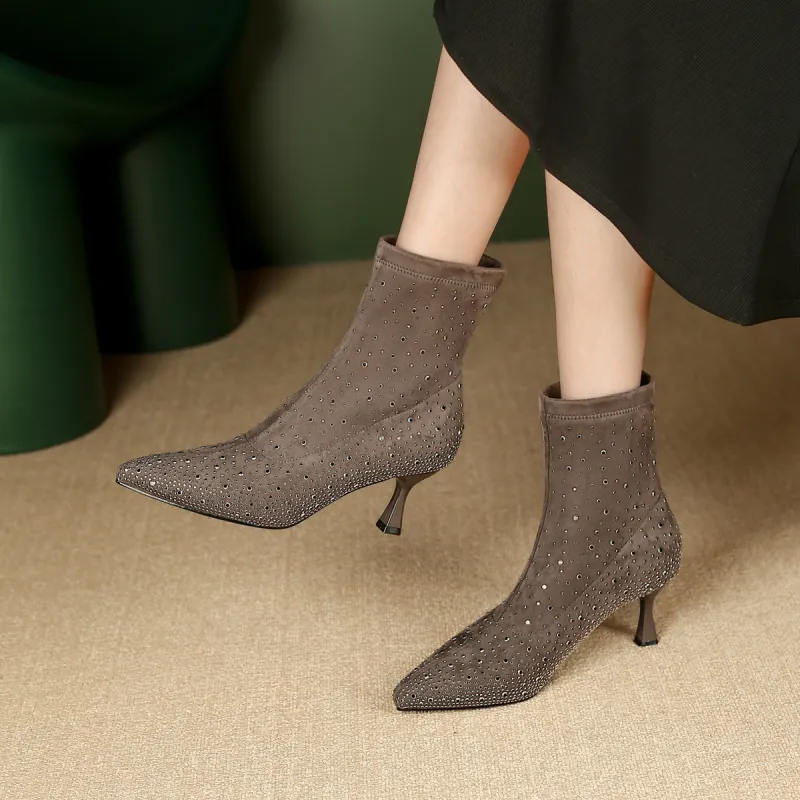 Safiya Sophia Ankle Boots 6.5cm Women's-2