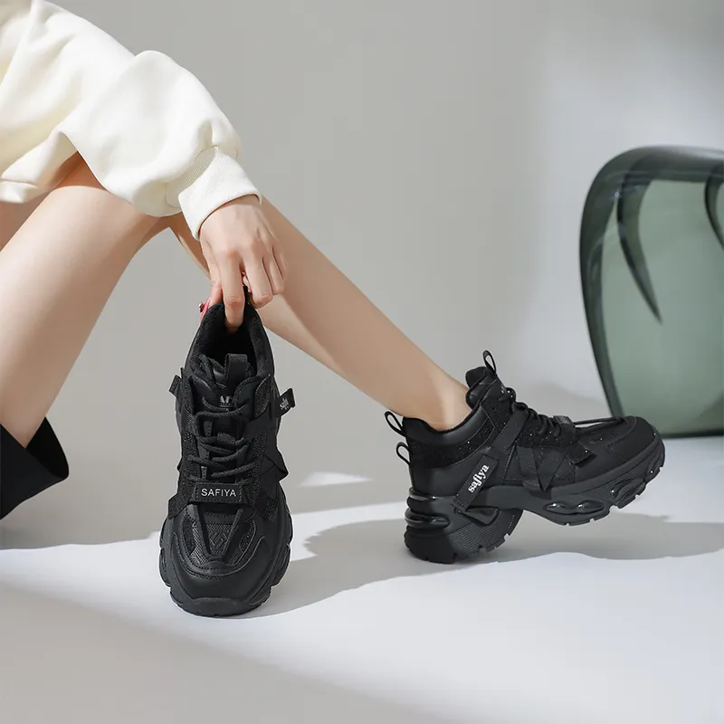 Safiya Mid Top Chunky Sneakers Women's-1